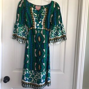 Phoebe Couture Boutique Dress 100% silk size 4